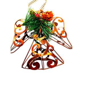 Christmas Ornament Metal Angel with Decorations New